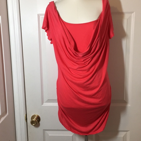 EUC JR BRIGHT FUCHSIA BODYCON OPEN CROCHET BACK - Picture 2 of 4